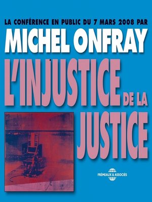cover image of L'injustice de la justice
